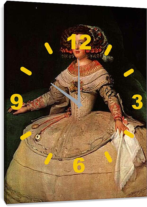 Часы картина - Infanta Maria Teresa. Диего Веласкес