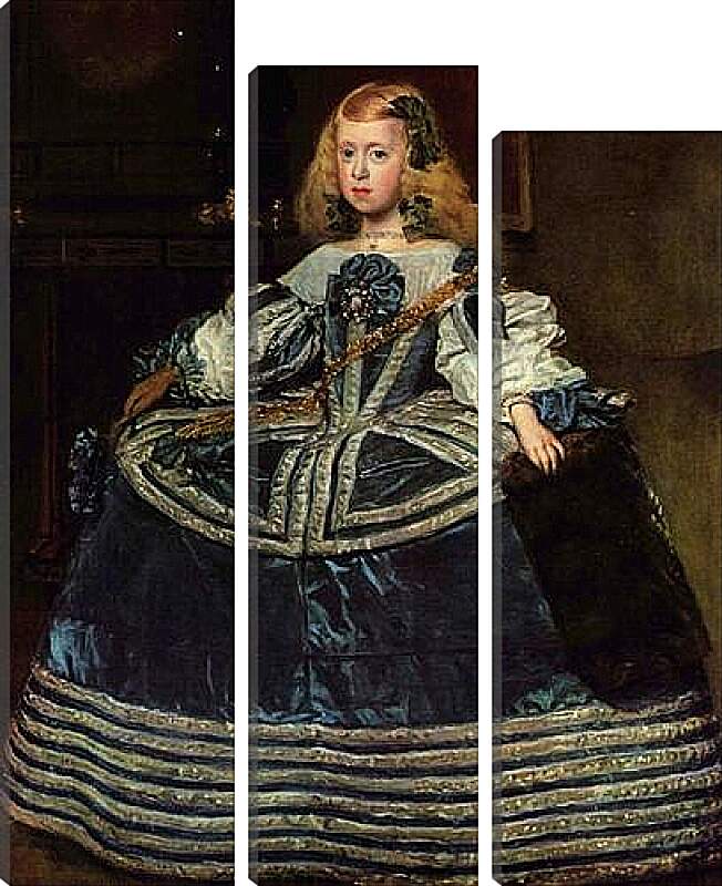 Модульная картина - Infanta Margarita Teresa in a Blue Dress. Диего Веласкес