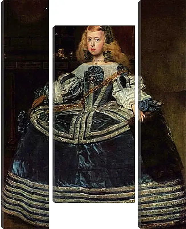 Модульная картина - Infanta Margarita Teresa in a Blue Dress. Диего Веласкес