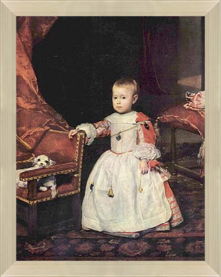 Картина в раме - El principe Felipe Prospero. Диего Веласкес