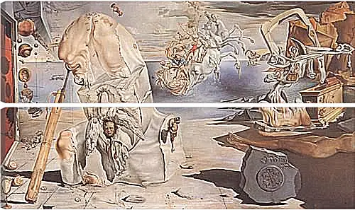 Модульная картина - The Apotheosis of Homer. (Апофеоз Гомера) Сальвадор Дали