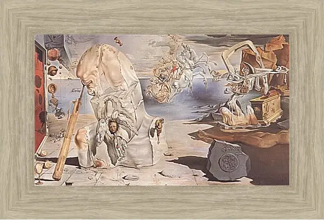 Картина в раме - The Apotheosis of Homer. (Апофеоз Гомера) Сальвадор Дали