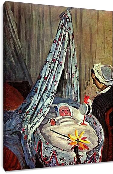 Постер и плакат - Jean Monet in the Cradle. Клод Моне