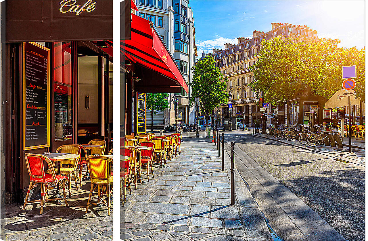 Модульная картина - Кафе Парижа