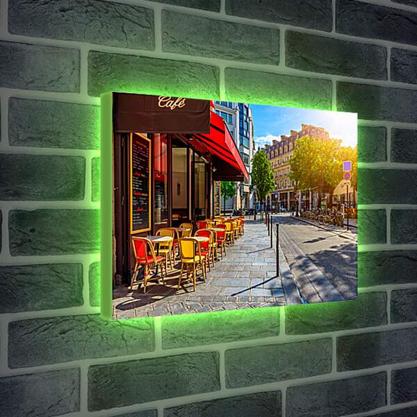 Лайтбокс световая панель - Кафе Парижа