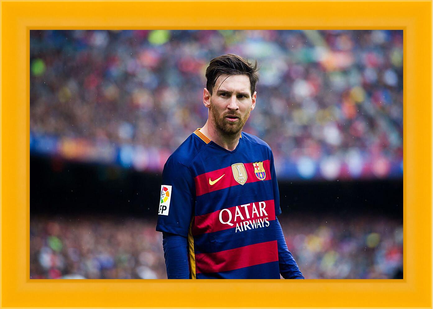Картина в раме - Лионель Месси (Lionel Messi)