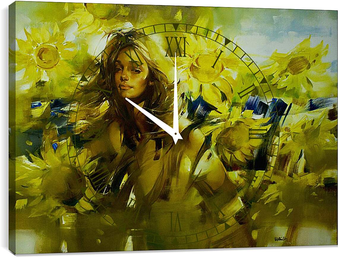 Часы картина - Инна Цукахина