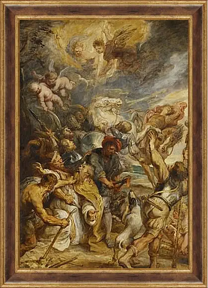 Картина в раме - The Martyrdom of Saint Livinus. Питер Пауль Рубенс