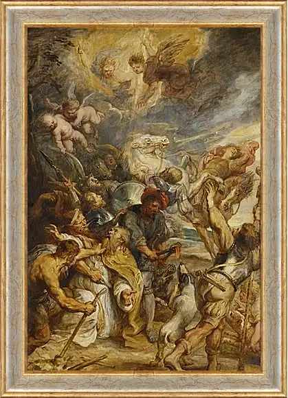 Картина в раме - The Martyrdom of Saint Livinus. Питер Пауль Рубенс