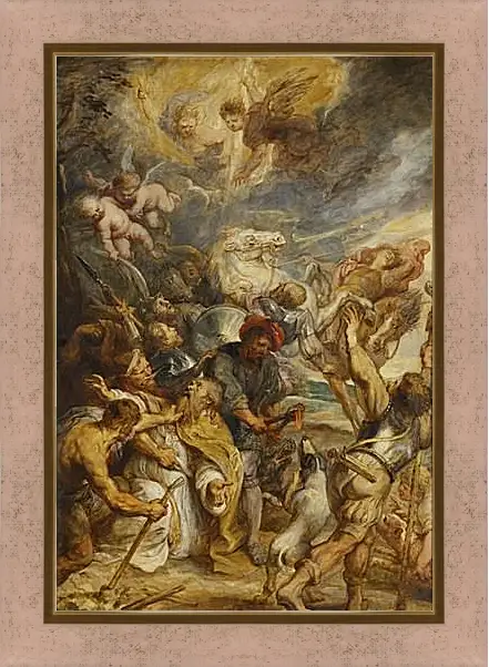 Картина в раме - The Martyrdom of Saint Livinus. Питер Пауль Рубенс