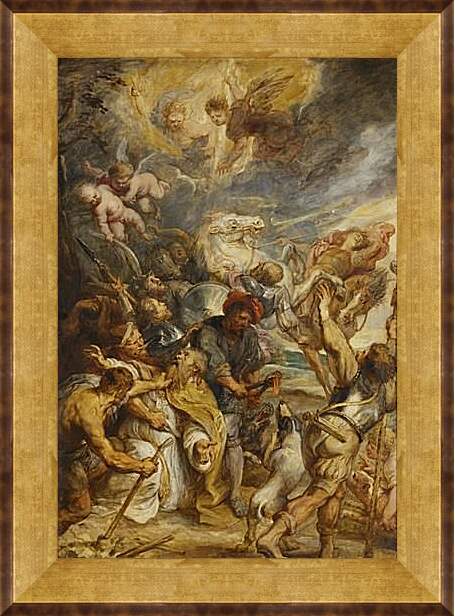 Картина в раме - The Martyrdom of Saint Livinus. Питер Пауль Рубенс