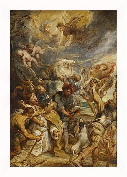 Картина в раме - The Martyrdom of Saint Livinus. Питер Пауль Рубенс