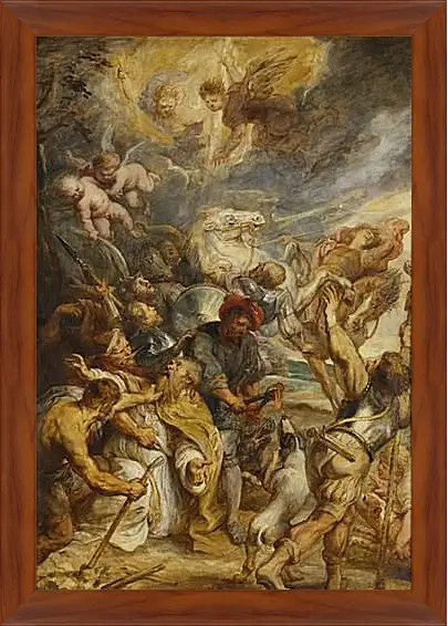 Картина в раме - The Martyrdom of Saint Livinus. Питер Пауль Рубенс