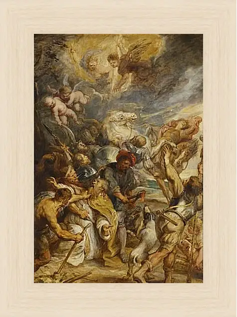 Картина в раме - The Martyrdom of Saint Livinus. Питер Пауль Рубенс