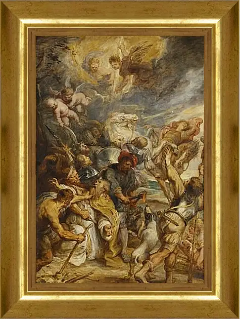 Картина в раме - The Martyrdom of Saint Livinus. Питер Пауль Рубенс