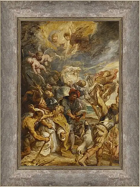 Картина в раме - The Martyrdom of Saint Livinus. Питер Пауль Рубенс