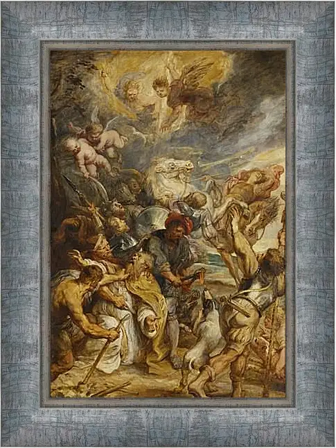 Картина в раме - The Martyrdom of Saint Livinus. Питер Пауль Рубенс