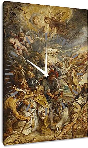 Часы картина - The Martyrdom of Saint Livinus. Питер Пауль Рубенс