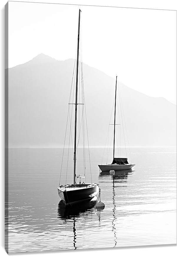 Постер и плакат - Яхты на воде