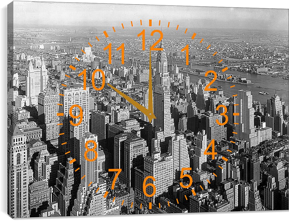 Часы картина - Манхэттен