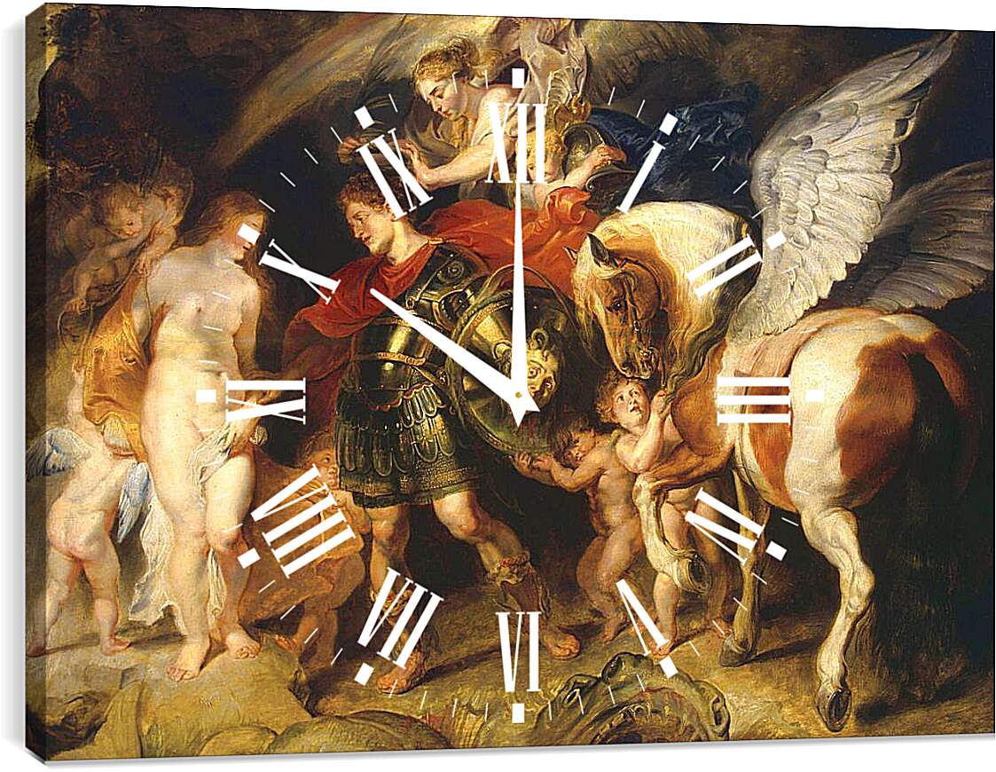 Часы картина - Персей и Андромеда. Санти Рафаэль