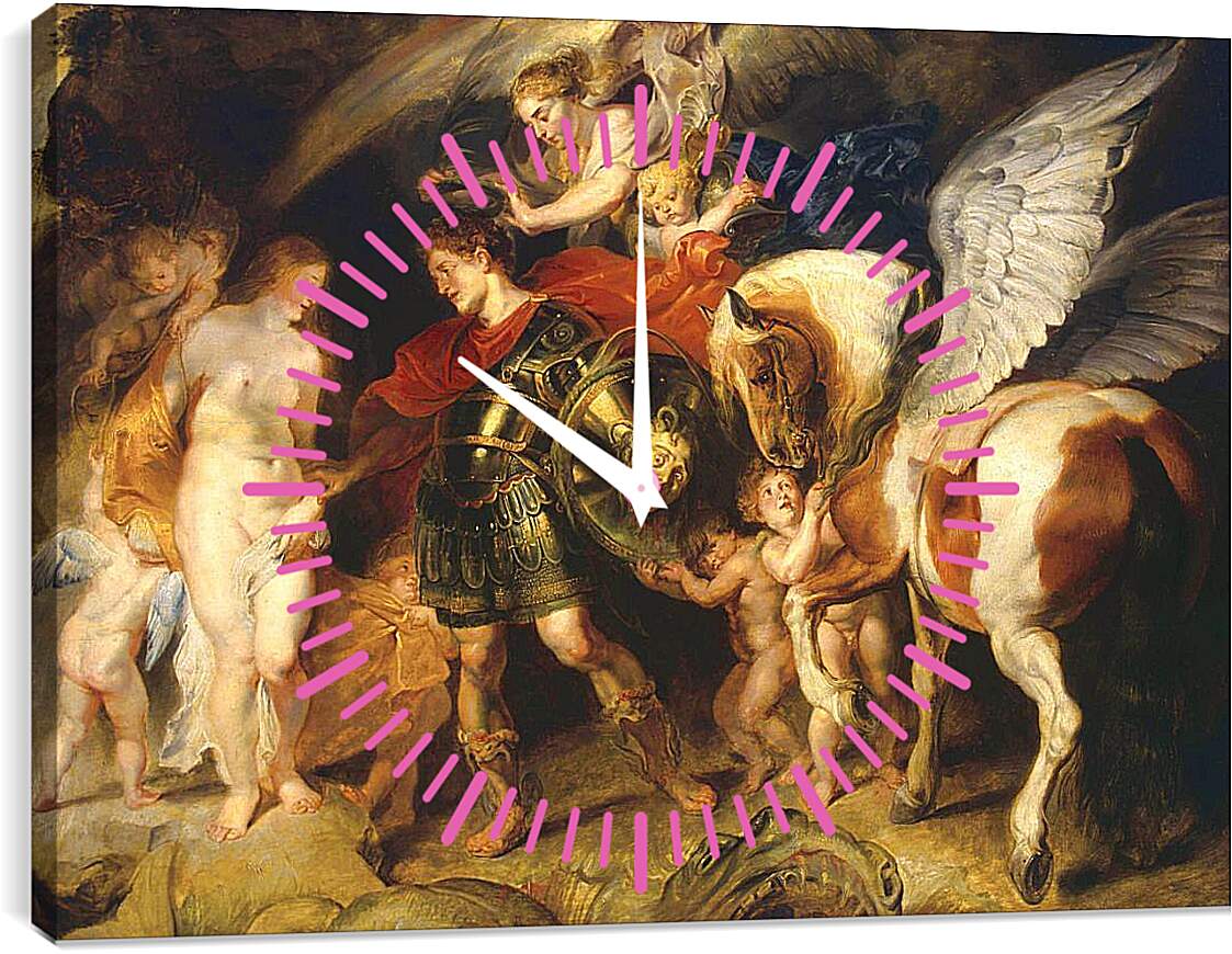 Часы картина - Персей и Андромеда. Санти Рафаэль