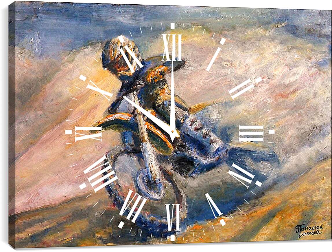 Часы картина - Эндуро