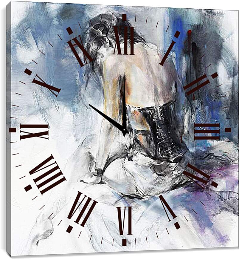 Часы картина - Корсет