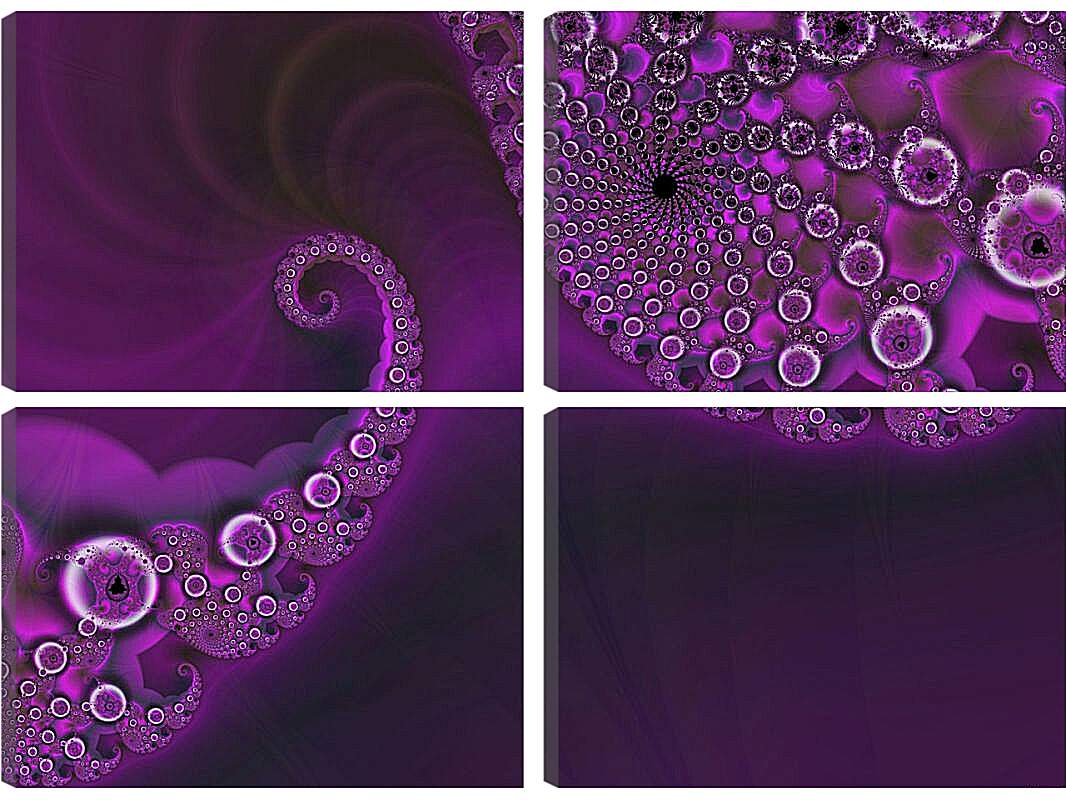 Модульная картина - Фиолет