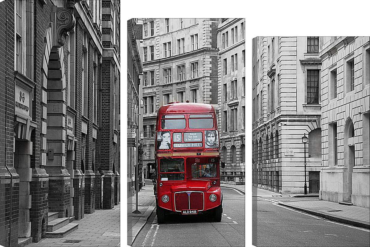 Модульная картина - Улица Лондона