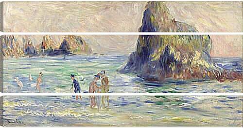 Модульная картина - Moulin Huet Bay, Guernsey. Пьер Огюст Ренуар