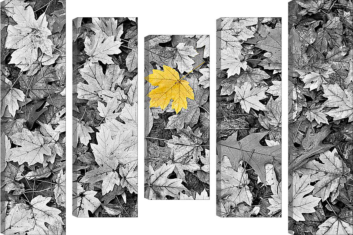 Модульная картина - Кленовые листья