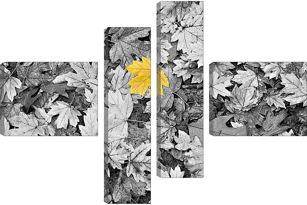 Модульная картина - Кленовые листья