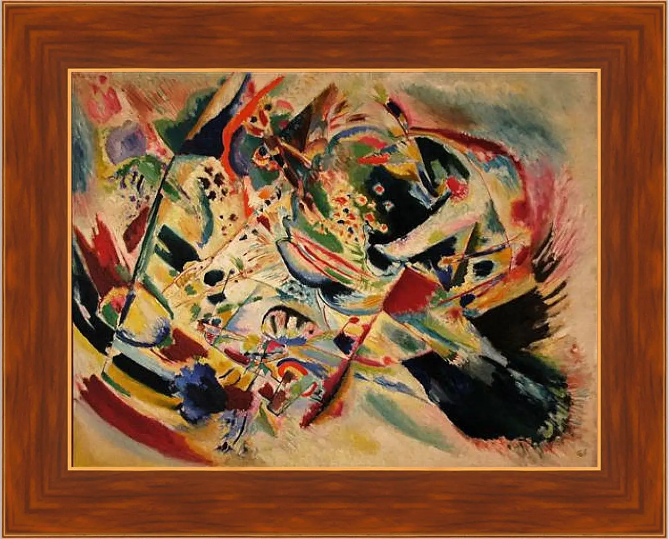 Картина в раме - Painting no. Кандинский Василий