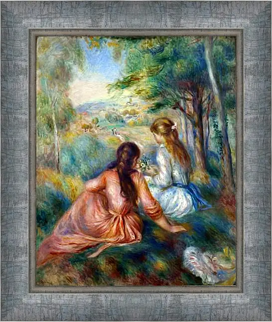 Картина в раме - In The Meadow. Пьер Огюст Ренуар