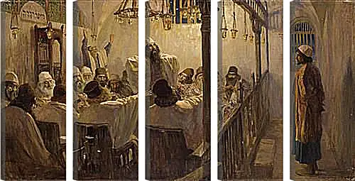Модульная картина - Он виновен в смерти. Поленов Василий