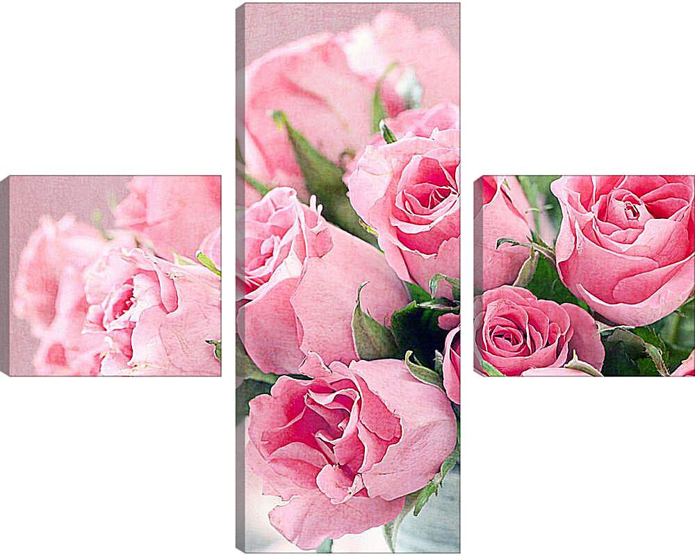 Модульная картина - Букет роз