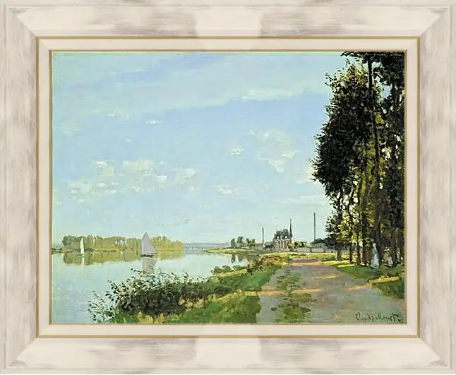 Картина в раме - Прогулка в аргентине. Клод Моне