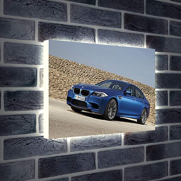 Лайтбокс световая панель - Синяя BMW M5