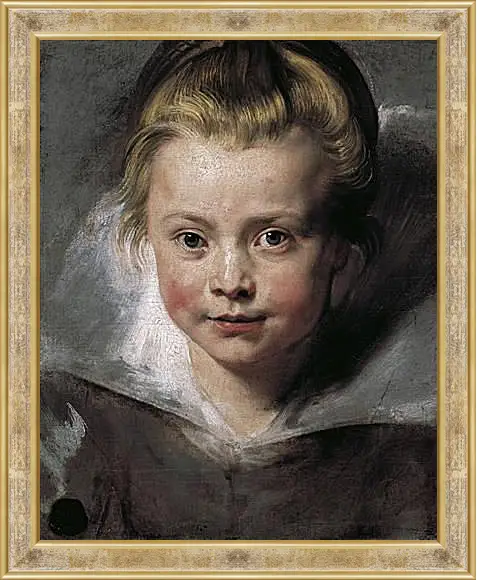 Картина в раме - Portrait of Clara Serena Rubens. Питер Пауль Рубенс