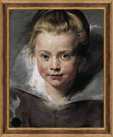 Картина в раме - Portrait of Clara Serena Rubens. Питер Пауль Рубенс