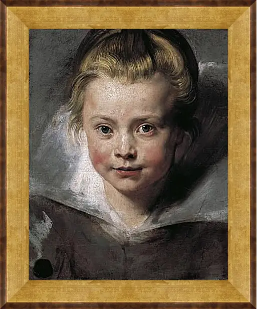 Картина в раме - Portrait of Clara Serena Rubens. Питер Пауль Рубенс