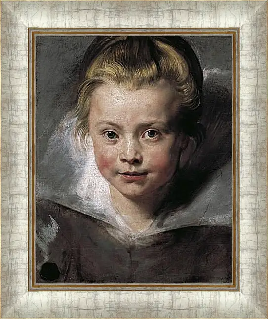 Картина в раме - Portrait of Clara Serena Rubens. Питер Пауль Рубенс