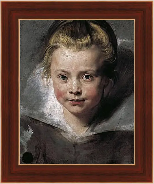 Картина в раме - Portrait of Clara Serena Rubens. Питер Пауль Рубенс