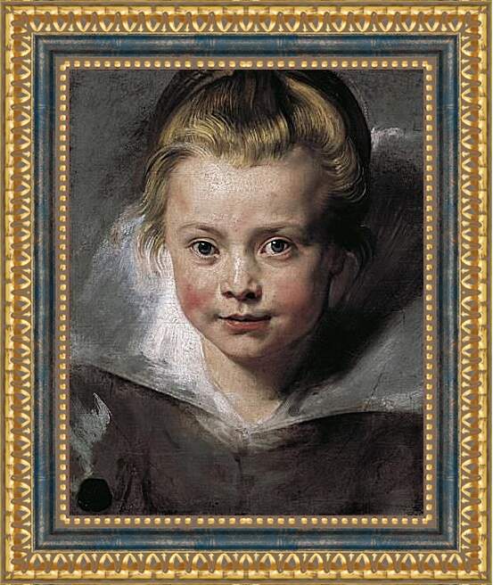Картина в раме - Portrait of Clara Serena Rubens. Питер Пауль Рубенс