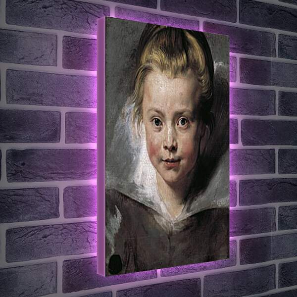 Лайтбокс световая панель - Portrait of Clara Serena Rubens. Питер Пауль Рубенс
