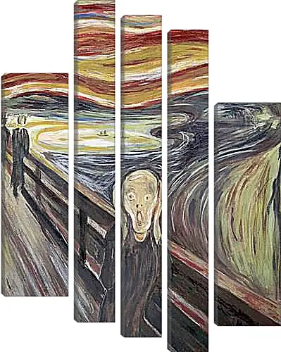 Модульная картина - the scream. Эдвард Мунк