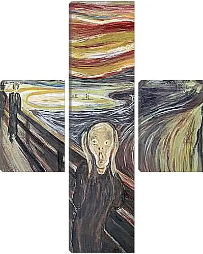 Модульная картина - the scream. Эдвард Мунк