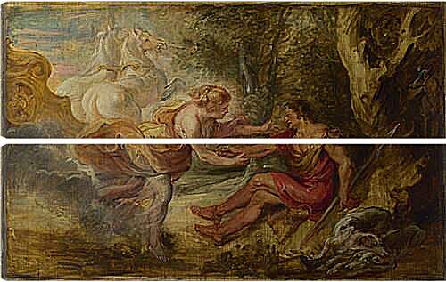 Модульная картина - Aurora abducting Cephalus. Питер Пауль Рубенс