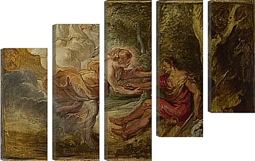 Модульная картина - Aurora abducting Cephalus. Питер Пауль Рубенс
